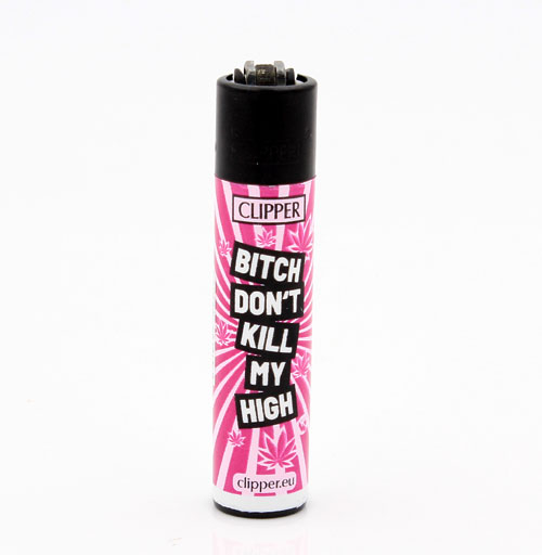 Clipper Feuerzeug Weed Statements 5 BITCH DON´T KILL MY HIGH 3v4 Clipper Feuerzeug Weed Statements 5 BITCH DON´T KILL MY HIGH 3v4