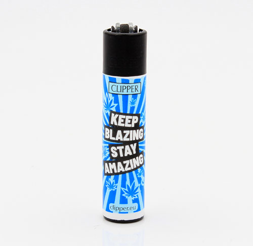 Clipper Feuerzeug Weed Statements 5 KEEP BLAZING STAY AMAZING 2v4 Clipper Feuerzeug Weed Statements 5 KEEP BLAZING STAY AMAZING 2v4