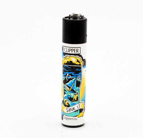 Clipper Feuerzeug World Behind Glass - SINK IT Clipper Feuerzeug World Behind Glass - SINK IT