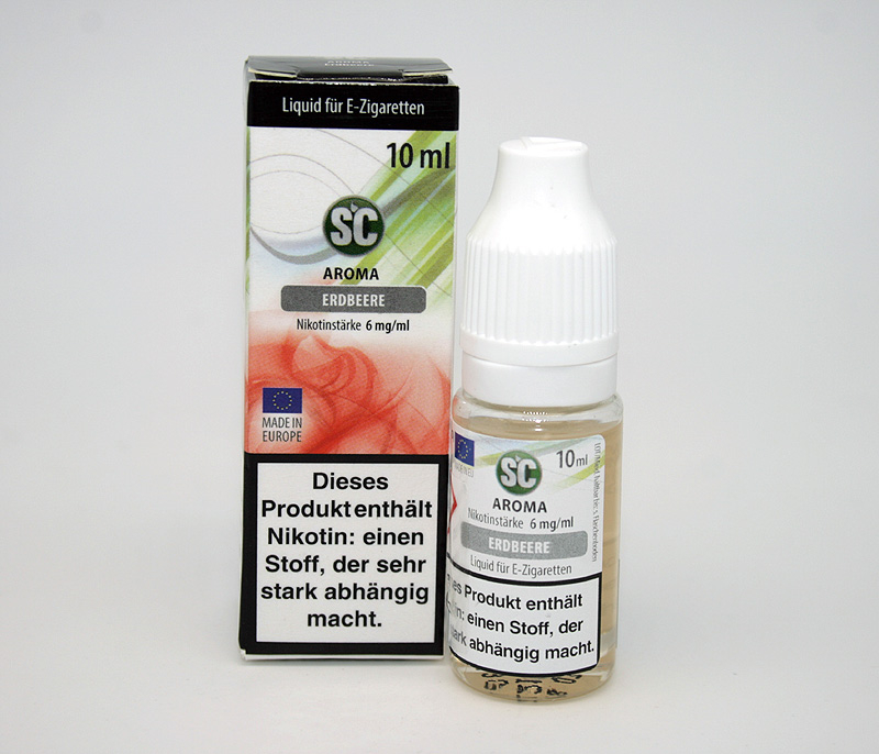 E-Liquid SC Aroma Erdbeere 6mg Nikotin E-Liquid SC Aroma Erdbeere 6mg Nikotin