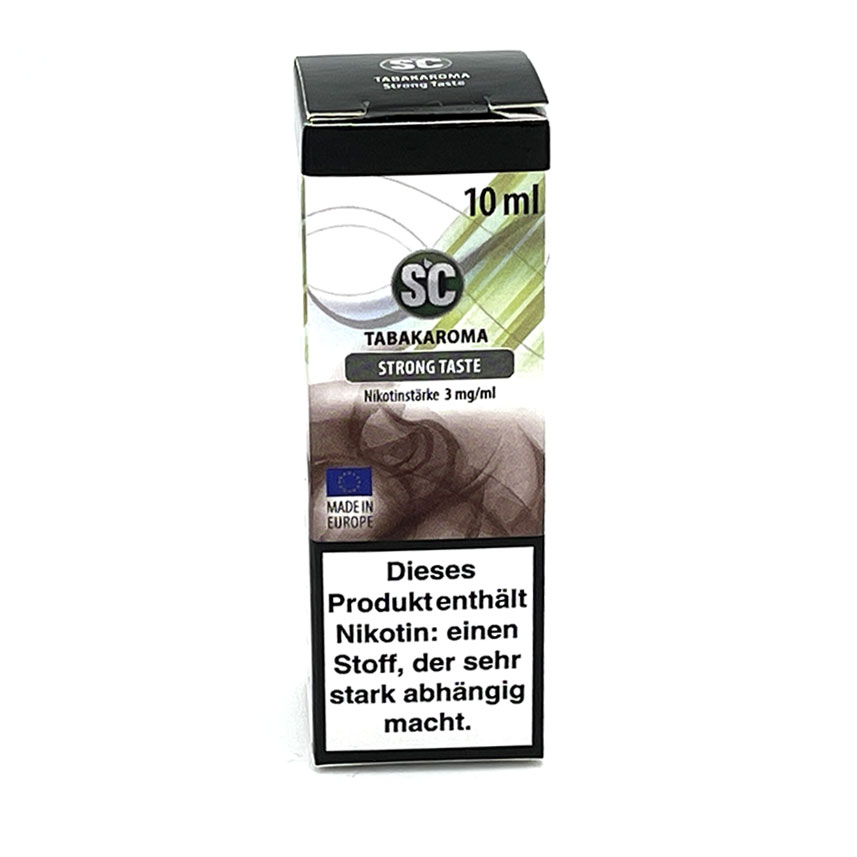 E-Liquid SC Tabakaroma Strong Taste 3mg Nikotin E-Liquid SC Tabakaroma Strong Taste 3mg Nikotin