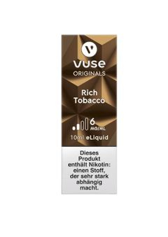 Vuse Bottle Rich Tobacco 6mg e-Liquid Vuse Bottle Rich Tobacco 6mg e-Liquid