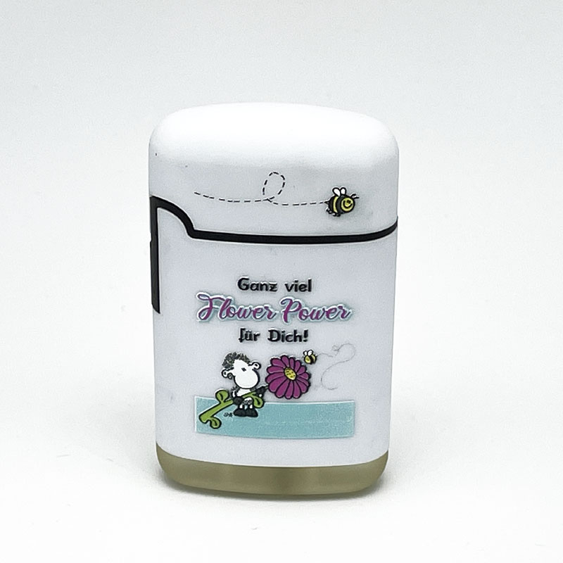 Easy Torch Biene Ganz viel Flower Power für dich Motiv Feuerzeug Easy Torch Biene Ganz viel Flower Power für dich Motiv Feuerzeug