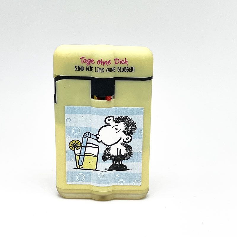 Easy Torch Feuerzeug Sheepworld Motiv 1 gelb Easy Torch Feuerzeug Sheepworld Motiv 1 gelb