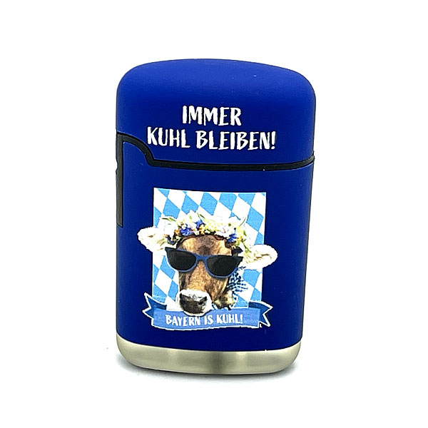 Easy Torch Immer Kuhl bleiben mit Sonnenbrille! Serie Bayern Feuerzeug blau Easy Torch Immer Kuhl bleiben mit Sonnenbrille! Serie Bayern Feuerzeug blau