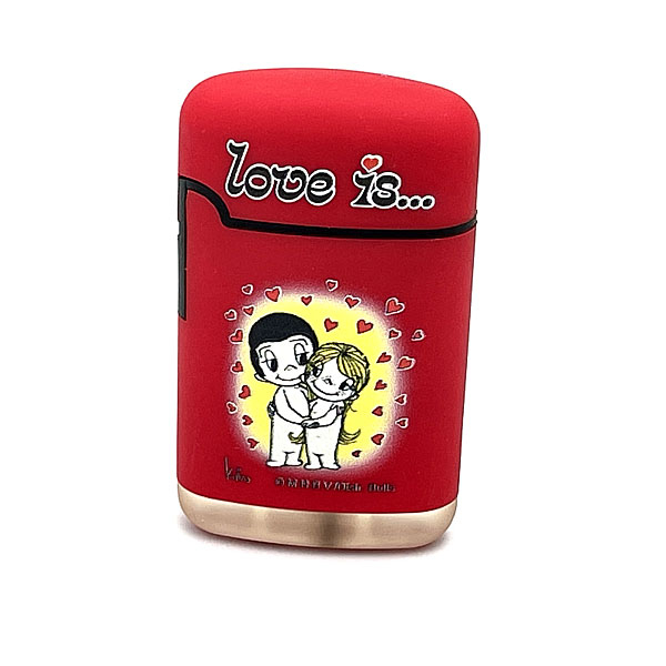 Easy Torch Love is umarmen Motiv Feuerzeug rot Easy Torch Love is umarmen Motiv Feuerzeug rot