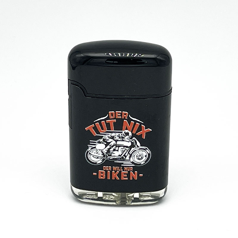 Easy Torch Motorradfahrer Der tut nix, Der will nur biken! Motiv Feuerzeug Easy Torch Motorradfahrer Der tut nix, Der will nur biken! Motiv Feuerzeug