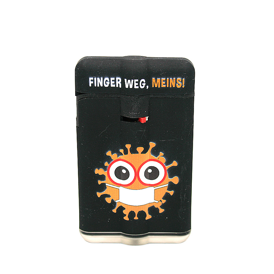 Easy Torch Power Flat Finger Weg Meins! orange Feuerzeug Easy Torch Power Flat Finger Weg Meins! orange Feuerzeug