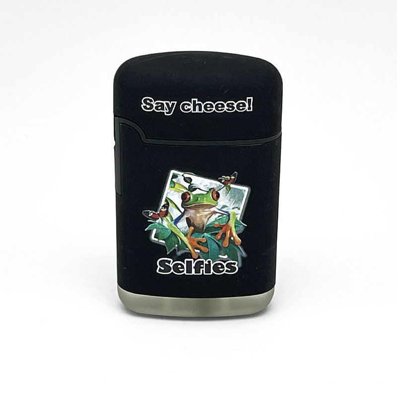 Easy Torch Say Cheese! Frosch Motiv Feuerzeug Easy Torch Say Cheese! Frosch Motiv Feuerzeug