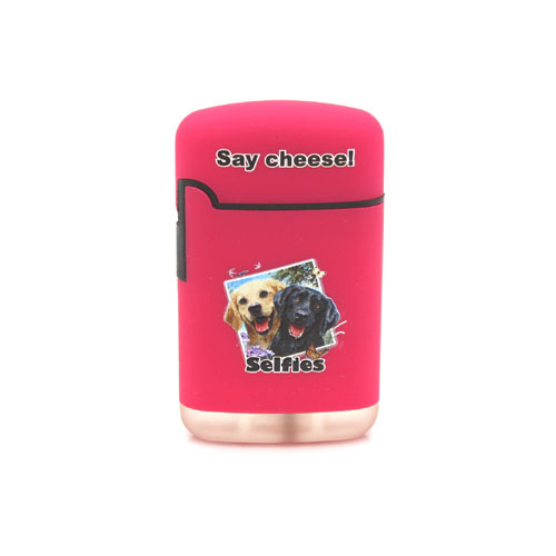Easy Torch Say Cheese! Labrador Motiv Feuerzeug rosa Easy Torch Say Cheese! Labrador Motiv Feuerzeug rosa