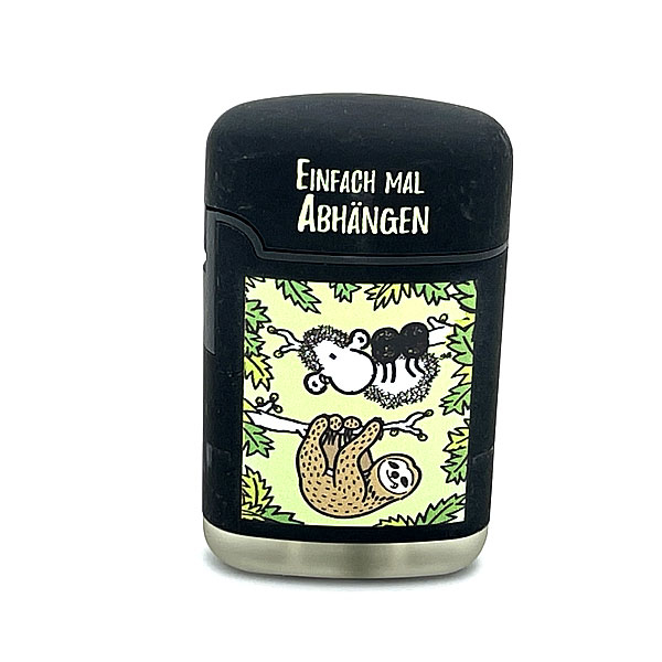 Easy Torch sheepworld Einfach mal abhängen Motiv Feuerzeug schwarz Easy Torch sheepworld Einfach mal abhängen Motiv Feuerzeug schwarz