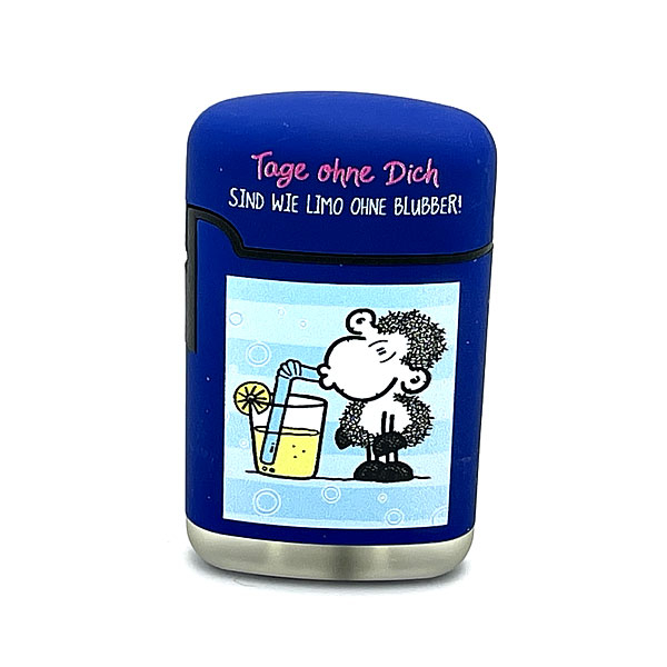 Easy Torch Tage ohne dich Feuerzeug blau Easy Torch Tage ohne dich Feuerzeug blau