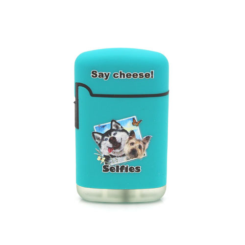 Easy Torch Say Cheese! Hunde Motiv Feuerzeug mintgrün Easy Torch Say Cheese! Hunde Motiv Feuerzeug mintgrün
