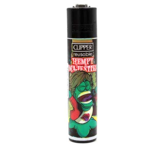 Clipper Feuerzeug Hemp Rock 3v4 Clipper Feuerzeug Hemp Rock 3v4
