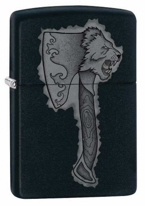 Zippo Feuerzeug Lion Axe Design Zippo Feuerzeug Lion Axe Design