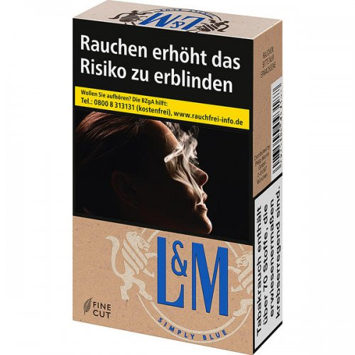 L&M Simply Blue ohne Zusätze (10x20) L&M Simply Blue ohne Zusätze (10x20)