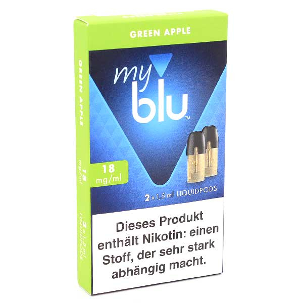 myblu Pods Green Apple 18 mg 2er Pack myblu Pods Green Apple 18 mg 2er Pack