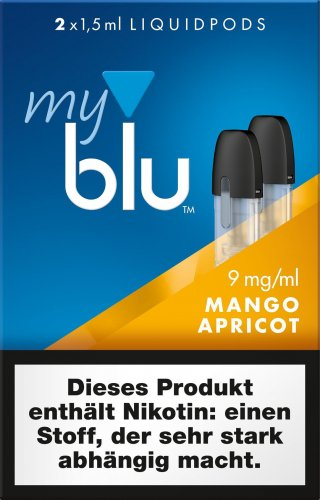 myblu Pods Mango Apricot 9 mg 2er Pack myblu Pods Mango Apricot 9 mg 2er Pack