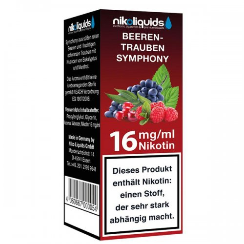 Nikoliquids Beeren Trauben Symphony 16 mg Nikotin Nikoliquids Beeren Trauben Symphony 16 mg Nikotin