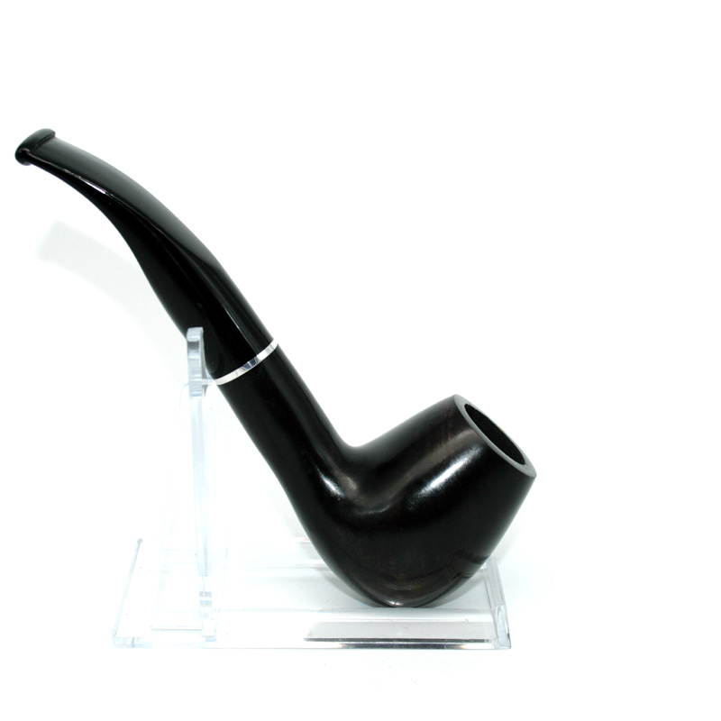 Pfeife Jean Claude, braun-schwarz marmoriert, Egg, Half-Bent Pfeife Jean Claude, braun-schwarz marmoriert, Egg, Half-Bent