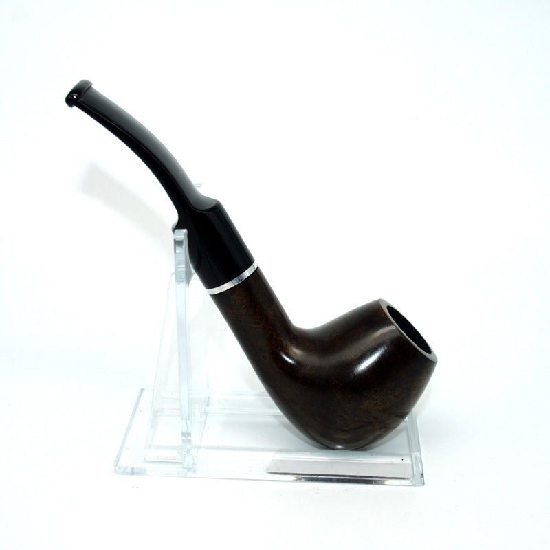 Pfeife Jean Claude, dunkelbraun, Egg, Half-Bent