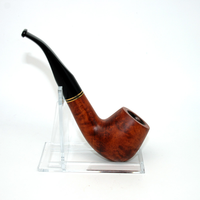 Pfeife Jean Claude, hellbraun mit Fishtail-Mundstück, Classic, Half-Bent Pfeife Jean Claude, hellbraun mit Fishtail-Mundstück, Classic, Half-Bent