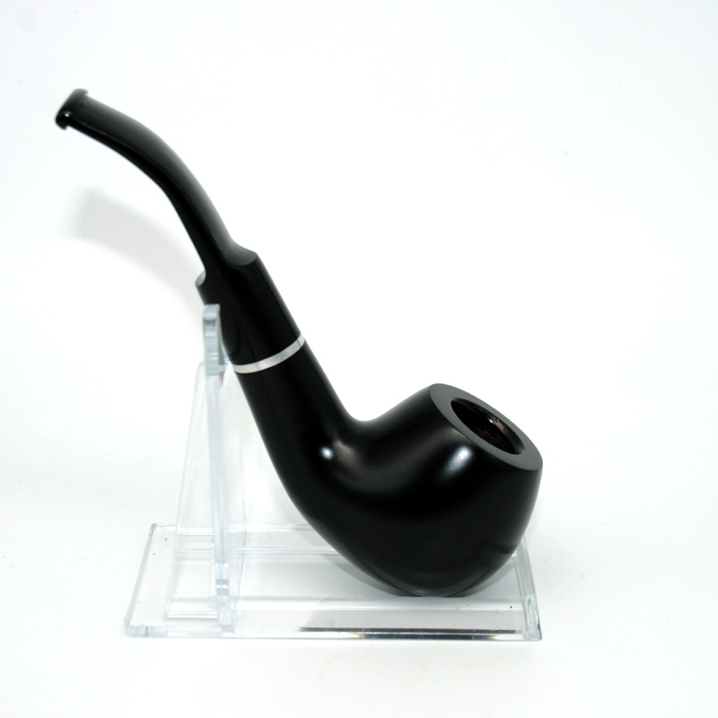 Pfeife Jean Claude, matt schwarz, Half-Bent Pfeife Jean Claude, matt schwarz, Half-Bent