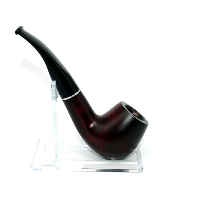 Pfeife Jean Claude, rot-marmoriert, Classic, Half-Bent Pfeife Jean Claude, rot-marmoriert, Classic, Half-Bent