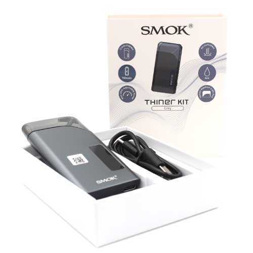 Smok Thiner E-Zigarette Set Grau Kit Smok Thiner E-Zigarette Set Grau Kit