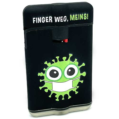 Torch Power Flat Finger Weg Meins! Grün Feuerzeug Torch Power Flat Finger Weg Meins! Grün Feuerzeug