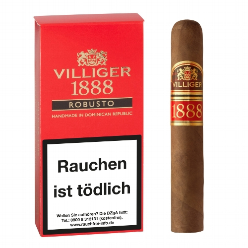 Villiger 1888 Robusto Zigarren 3 Stk. Villiger 1888 Robusto Zigarren 3 Stk.