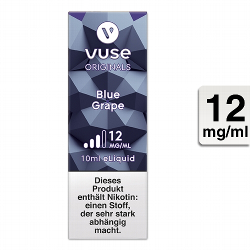 Vuse Bottle Blue Grape 12mg 10ml Liquid Vuse Bottle Blue Grape 12mg 10ml Liquid