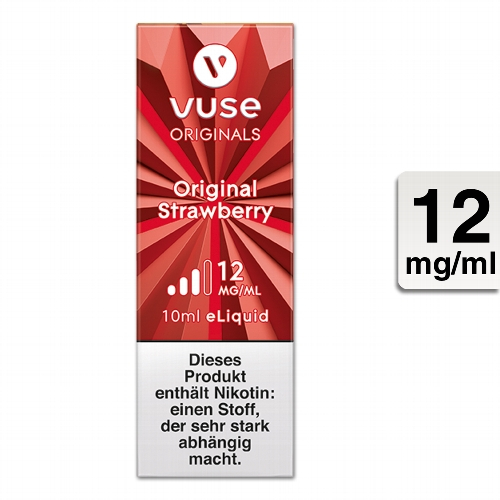 Vuse Bottle Original Strawberry 12mg Liquid Vuse Bottle Original Strawberry 12mg Liquid