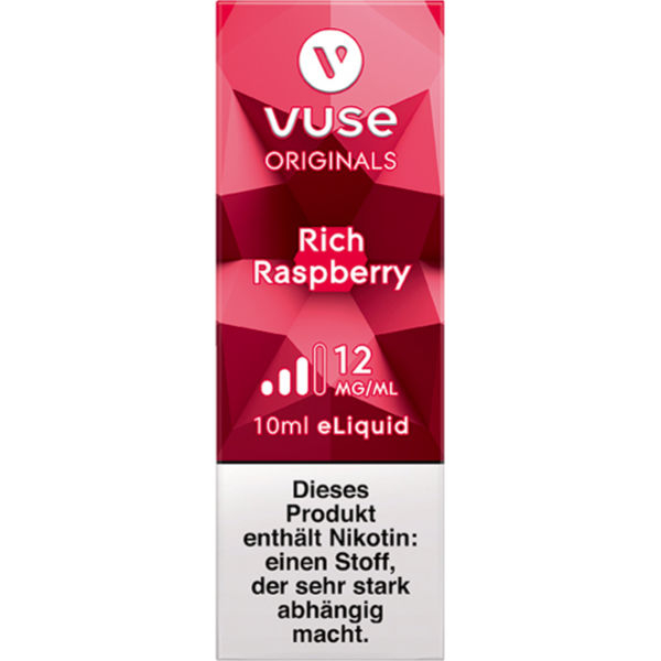 Vuse Bottle Rich Raspberry 12mg Liquid Vuse Bottle Rich Raspberry 12mg Liquid