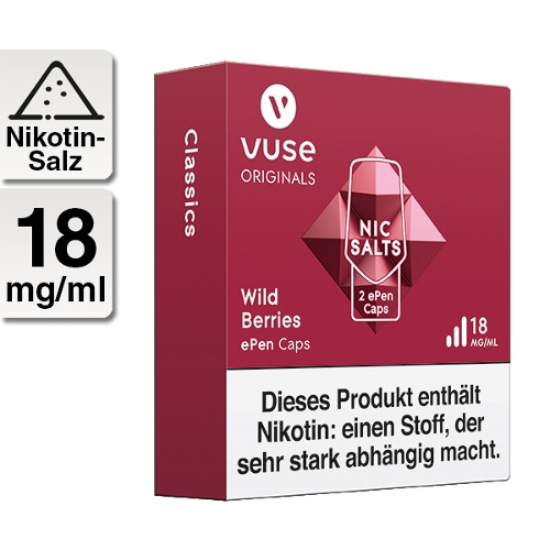Vuse ePen Caps wild berries 18mg Nikotin Vuse ePen Caps wild berries 18mg Nikotin