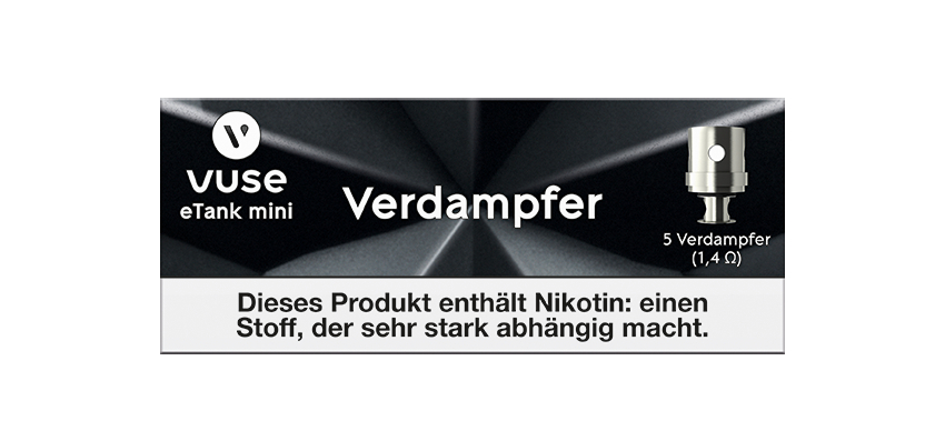 Vuse eTank Mini Verdampfer für Vuse e-Zigarette Vuse eTank Mini Verdampfer für Vuse e-Zigarette