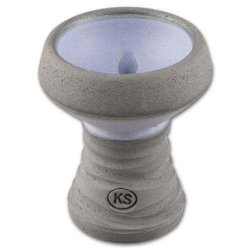 Wasserpfeifen Ersatzkopf KS Apps grau / blau 7,5 cm Wasserpfeifen Ersatzkopf KS Apps grau / blau 7,5 cm