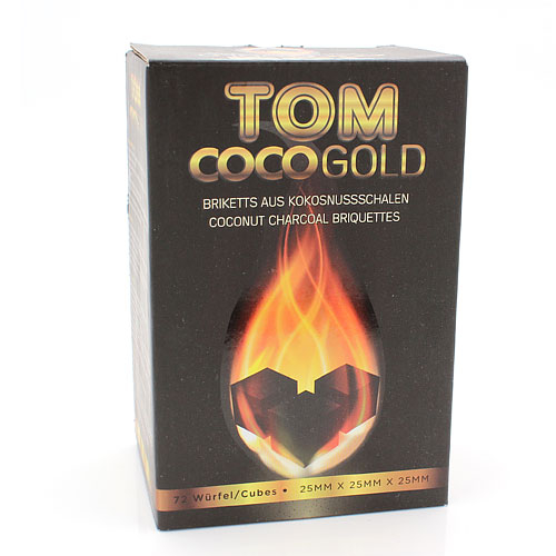 Wasserpfeifenkohle Kokosnuss TOM Cococha Gold 1 kg Wasserpfeifenkohle Kokosnuss TOM Cococha Gold 1 kg