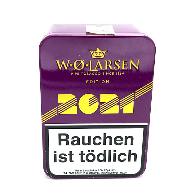 W.O.Larsen Pfeifentabak Edition 2021 100g Dose Jahrestabak