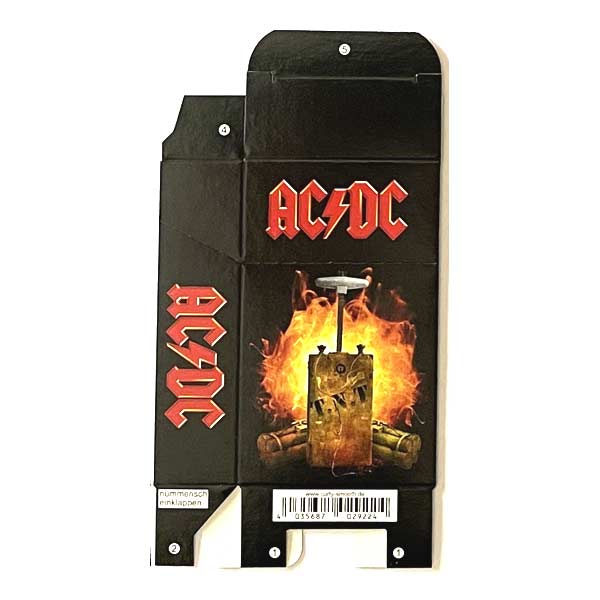 Zigaretten-Faltschachtel ACDC TNT Motiv 20er Zigaretten-Faltschachtel ACDC TNT Motiv 20er