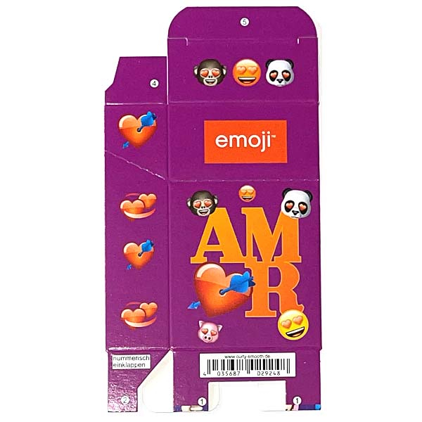 Zigaretten-Faltschachtel emoji Amor Motiv 20er Zigaretten-Faltschachtel emoji Amor Motiv 20er