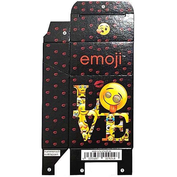 Zigaretten-Faltschachtel emoji Love Motiv 20er Zigaretten-Faltschachtel emoji Love Motiv 20er