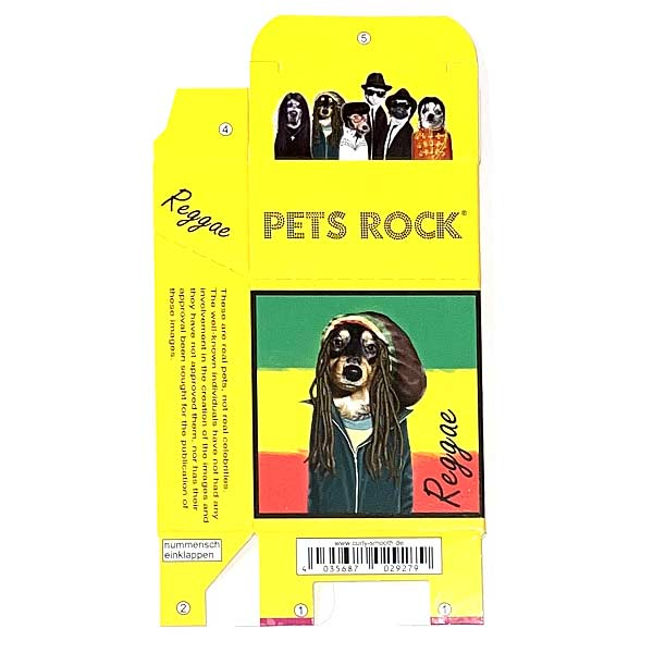 Zigaretten-Faltschachtel Pets Rock Reggae Motiv 20er Zigaretten-Faltschachtel Pets Rock Reggae Motiv 20er