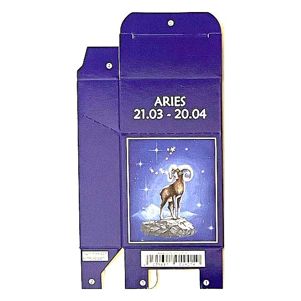 Zigaretten-Faltschachtel Sternzeichen Aries/Widdes Motiv 20er Zigaretten-Faltschachtel Sternzeichen Aries/Widdes Motiv 20er