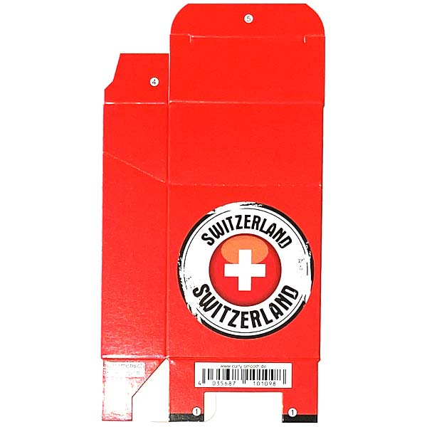 Zigaretten-Faltschachtel Switzerland Kreis Motiv 20er Zigaretten-Faltschachtel Switzerland Kreis Motiv 20er