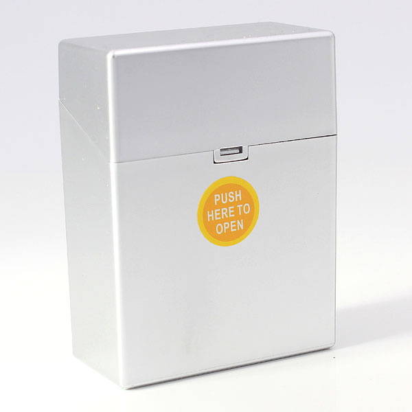 Zigarettenbox Kunststoff 30er Clic Boxx Silber Zigarettenbox Kunststoff 30er Clic Boxx Silber