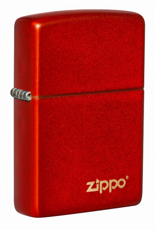 Zippo Feuerzeug Metallic Red with Zippo Logo Zippo Feuerzeug Metallic Red with Zippo Logo