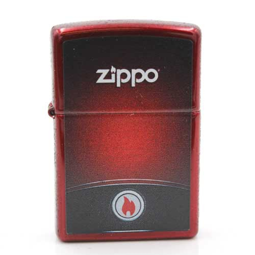 Zippo Feuerzeug Red & Black Zippo Design Zippo Feuerzeug Red & Black Zippo Design