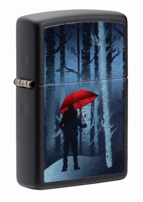 Zippo Feuerzeug Red Umbrella Tree Design Zippo Feuerzeug Red Umbrella Tree Design