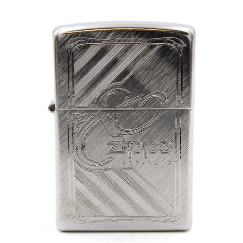 Zippo Feuerzeug Silber mit Muster Zippo Feuerzeug Silber mit Muster